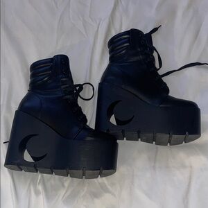 Stylish Black Platform Boots